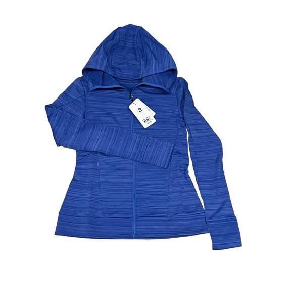 NWT Shape, Blue, Zip-up Hoodie, M, #545-T - Picture 2 of 3